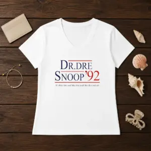 Alternative view of Hot Dr Dre And Snoop Dogg '92 It'S Like This And Like That Shirt