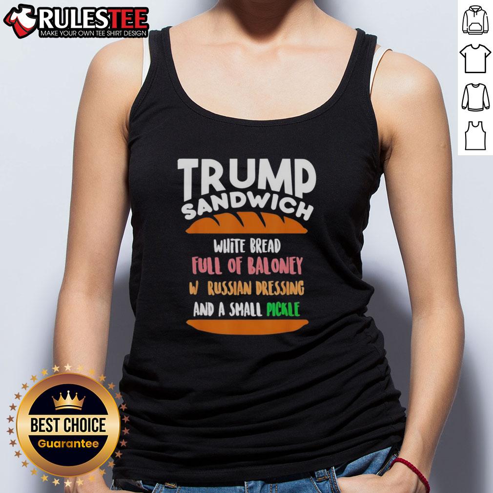 Funny Trump Sandwich Free DC Anti-Trump Sarcastic T-Shirt - Image 4
