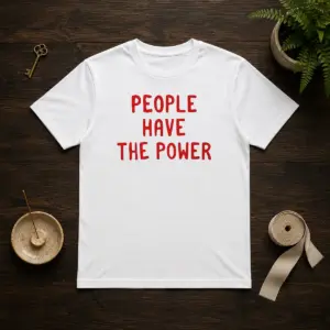 Awesome People Have The Power Patti Smith Song Lyrics Protest Movement Shirt