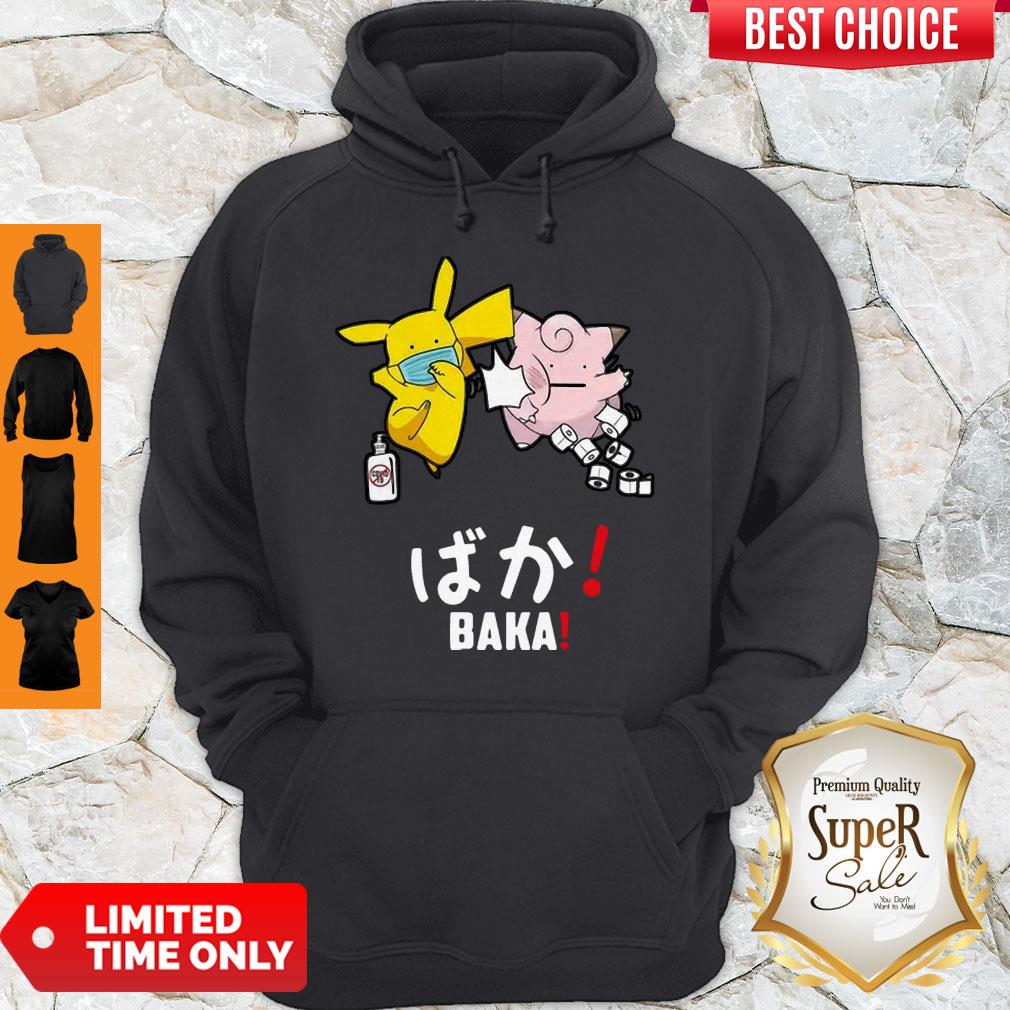 Beautiful Pikachu Slap Jigglypuff Mask COVID 19 Toilet Paper Baka Shirt - Image 2