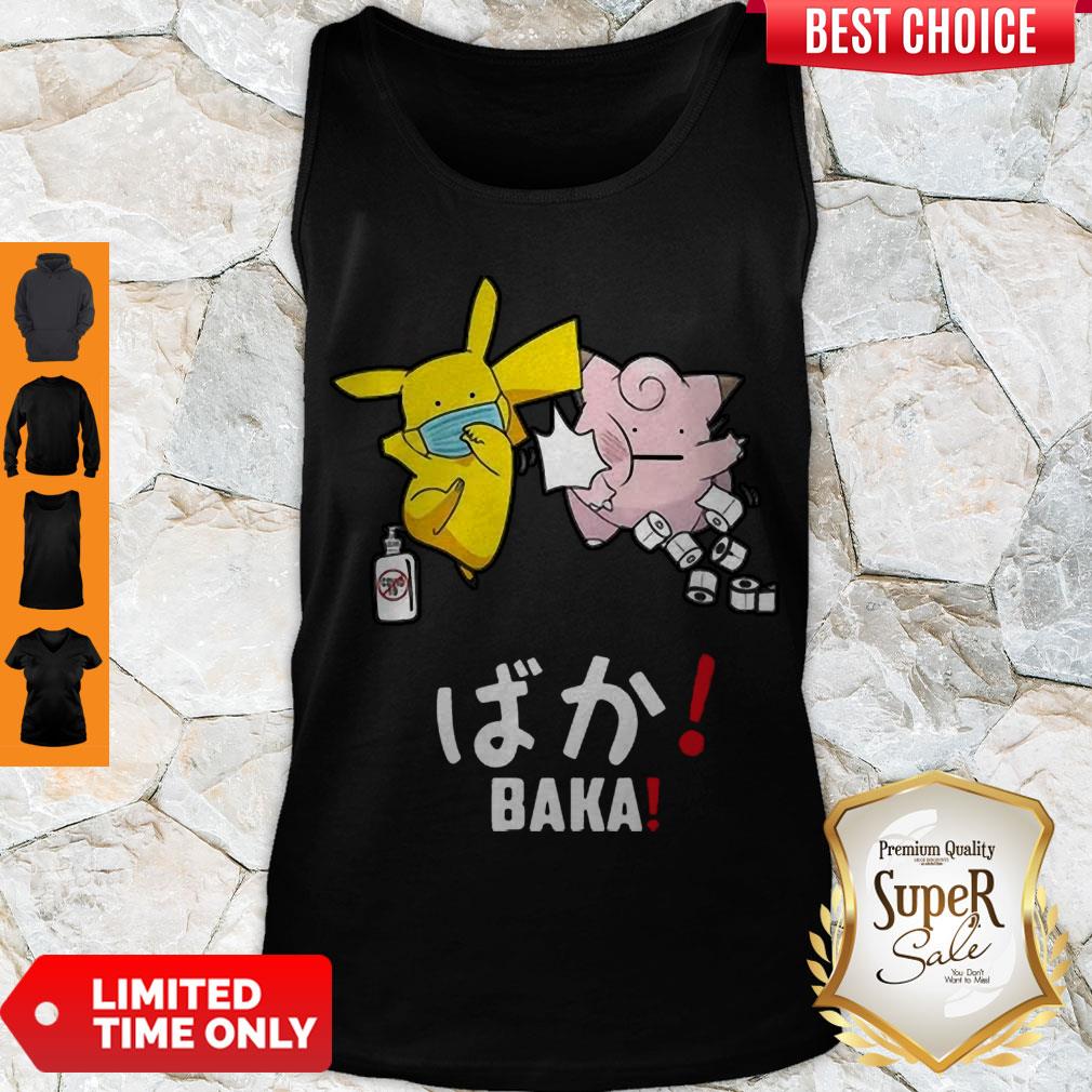 Beautiful Pikachu Slap Jigglypuff Mask COVID 19 Toilet Paper Baka Shirt - Image 4