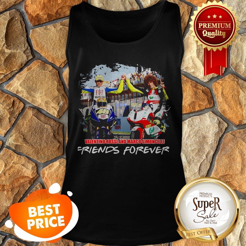 Valentino Rossi And Marco Simoncelli Friends Forever Shirt - Image 3