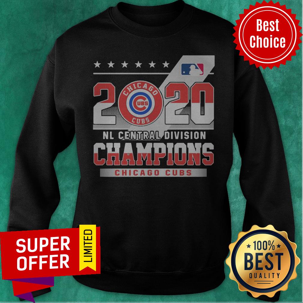 Awesome 2020 NL Central Division Champions Chicago Cubs Shirt - Image 2
