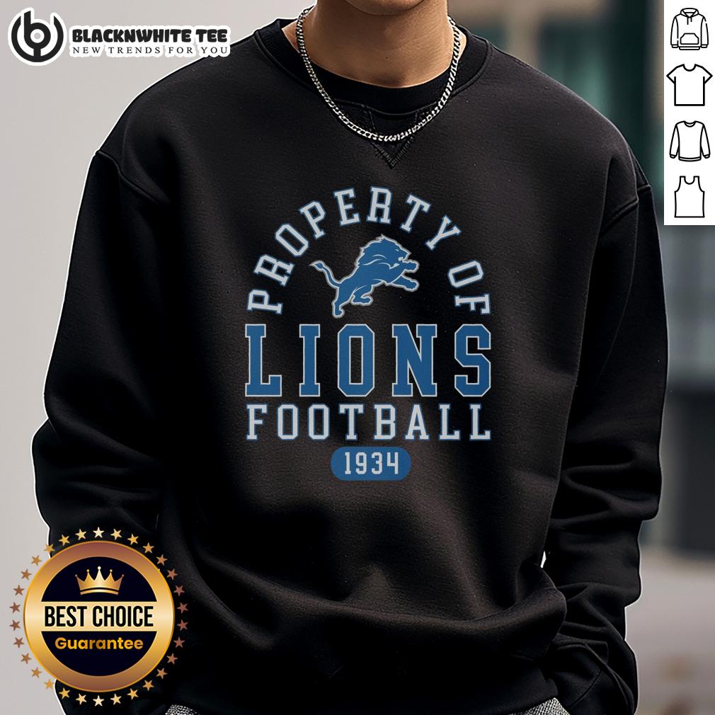 Top Detroit Lions Football Property 1934 T-Shirt - Image 5