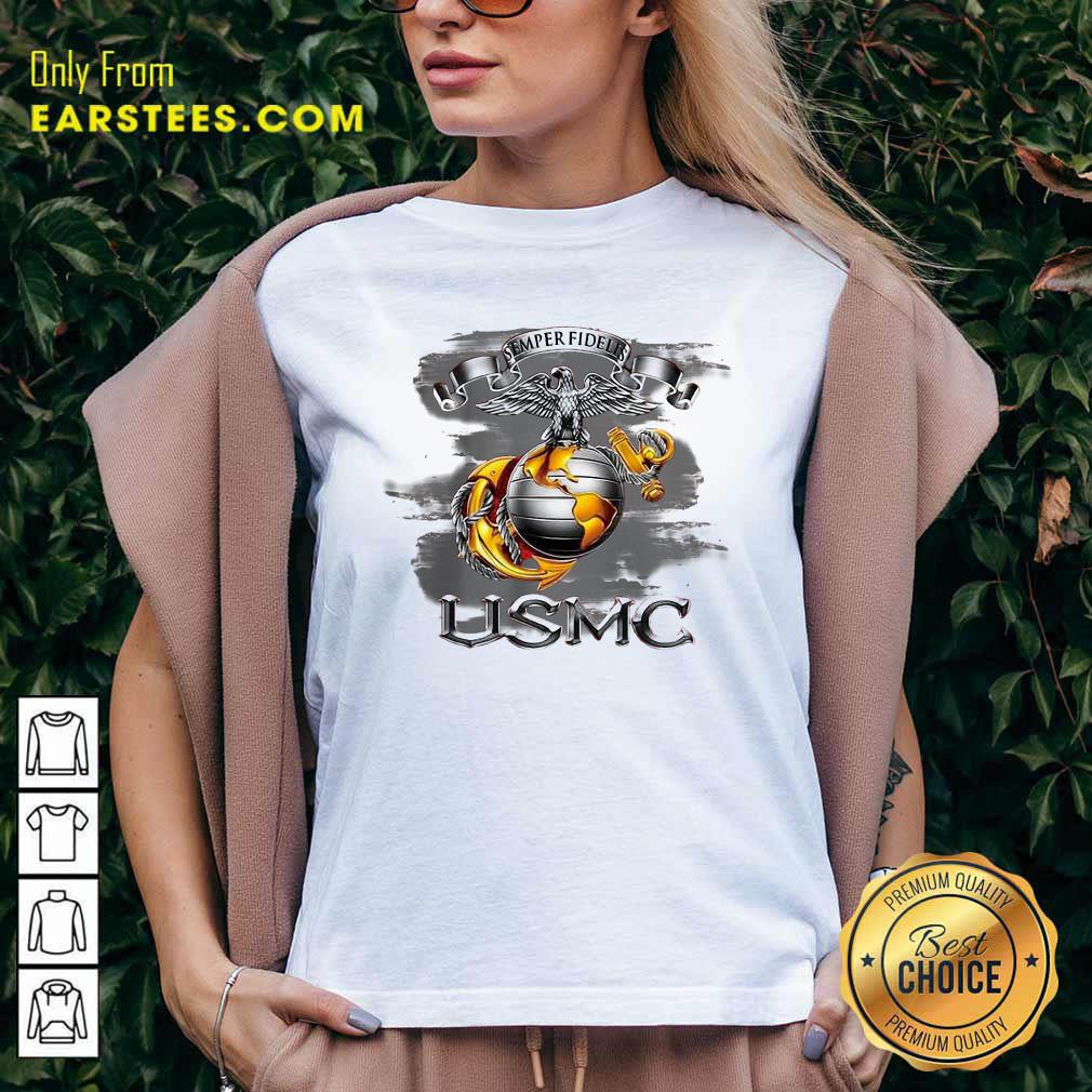 Happy Semper Fidelis Usmc Shirt - Image 3