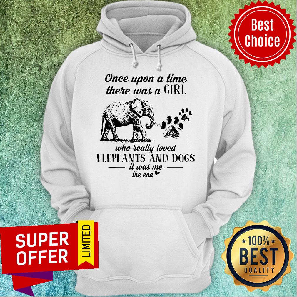 Once Upon A Time There Was A Girl Who Really Loved Elephants And Dogs Shirt - Image 3