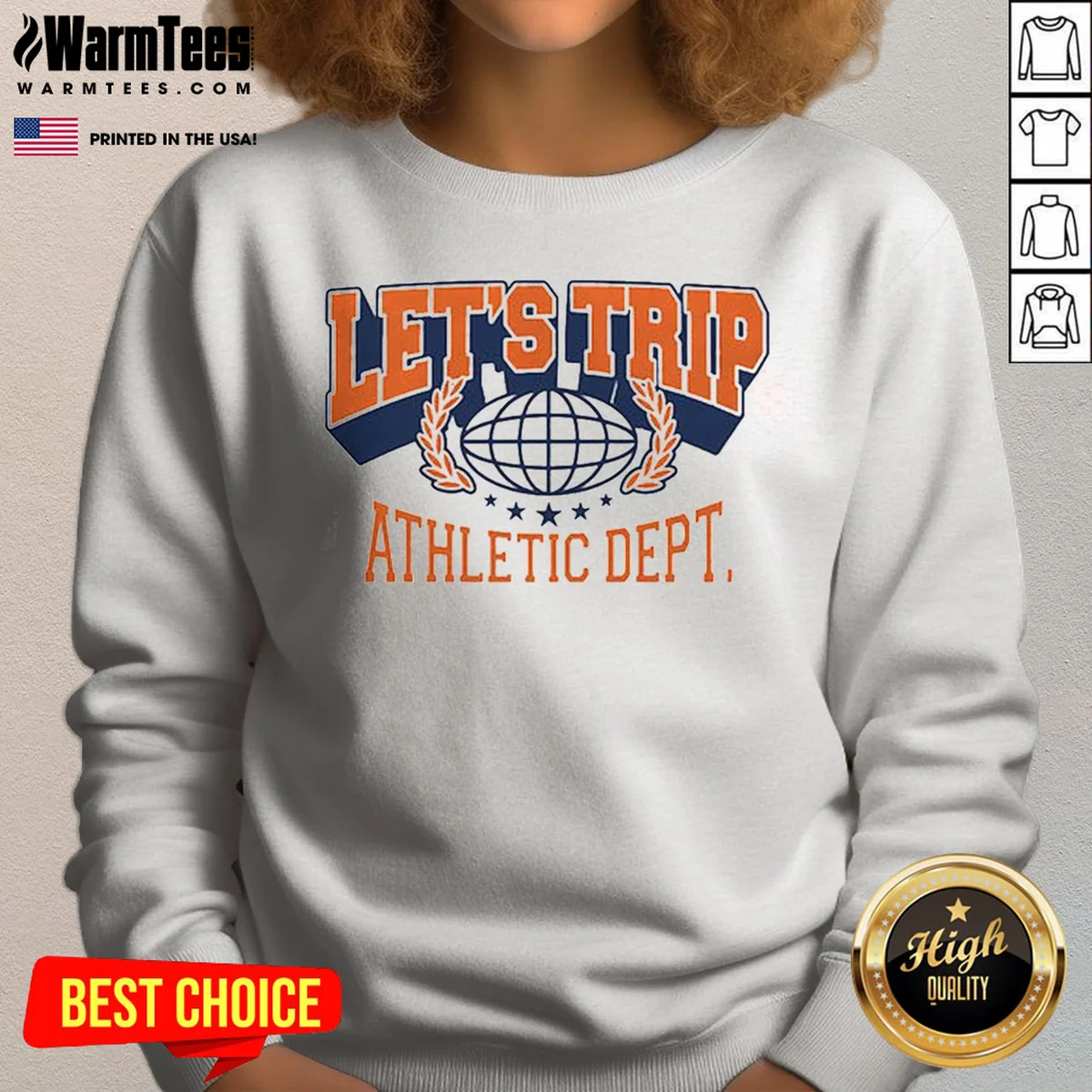 Pretty Lets Trip Athletic Dept Go Sports Shirt - Image 4