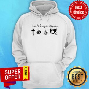 Alternative view of Simple Woman Jesus Dog Coffee Sewing Shirt