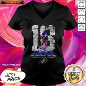 Alternative view of 18 Marc Staal New York Rangers 2007 2020 Thank You For The Memories Shirt