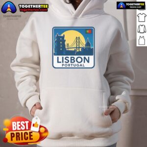 Alternative view of Premium Lisbon Portugal Retro Logo T-Shirt