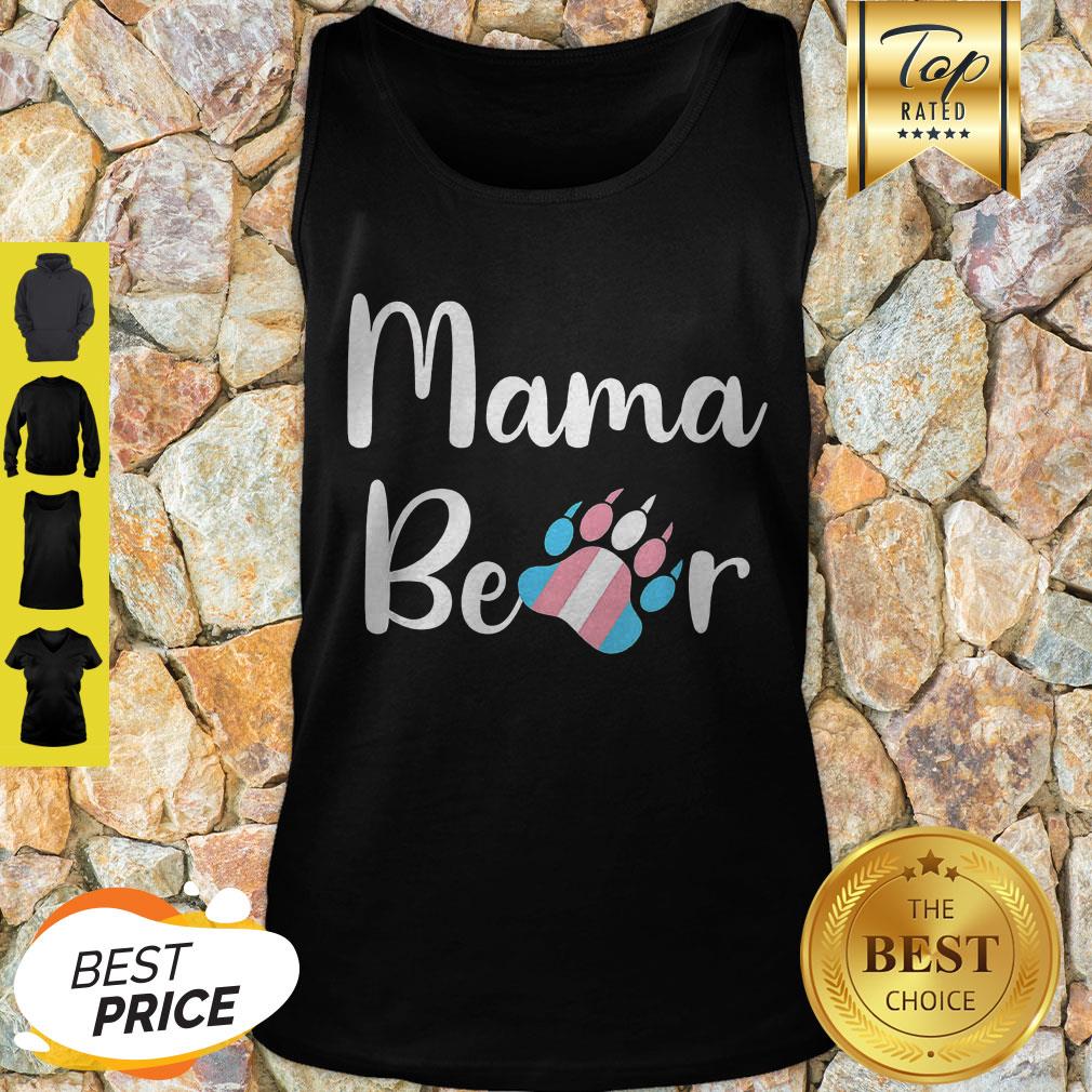 Beautiful Mama Bear Transgender Mom Trans Pride Gift Shirt - Image 4