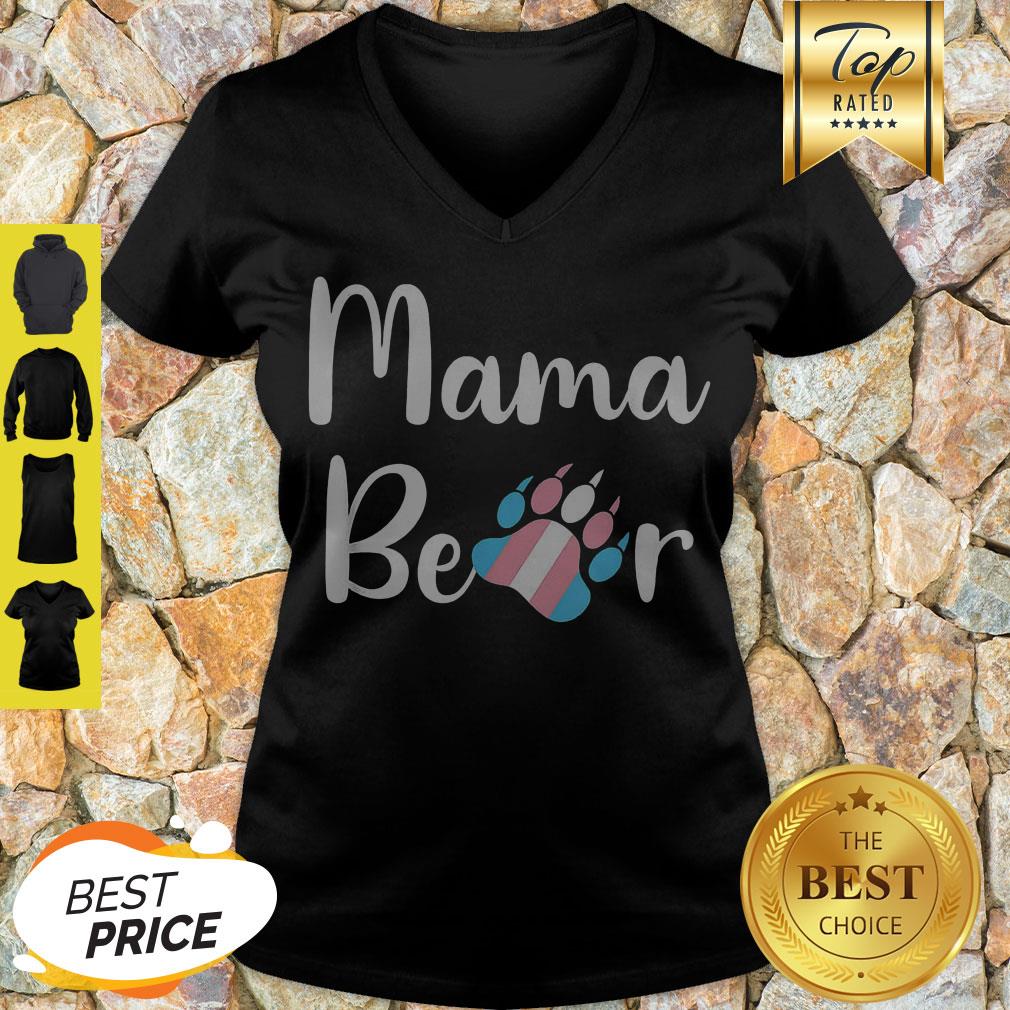 Beautiful Mama Bear Transgender Mom Trans Pride Gift Shirt - Image 3