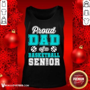Alternative view of Beautiful Proud Dad Of A Basketball Senior High School College Shirt