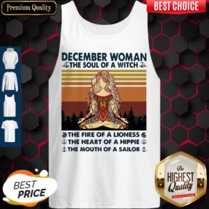 Alternative view of December Woman The Soul Of A Witch The Fire Of A Lioness The Heart Of A Hippie The Mouth Of A Sailor Vintage Shirt