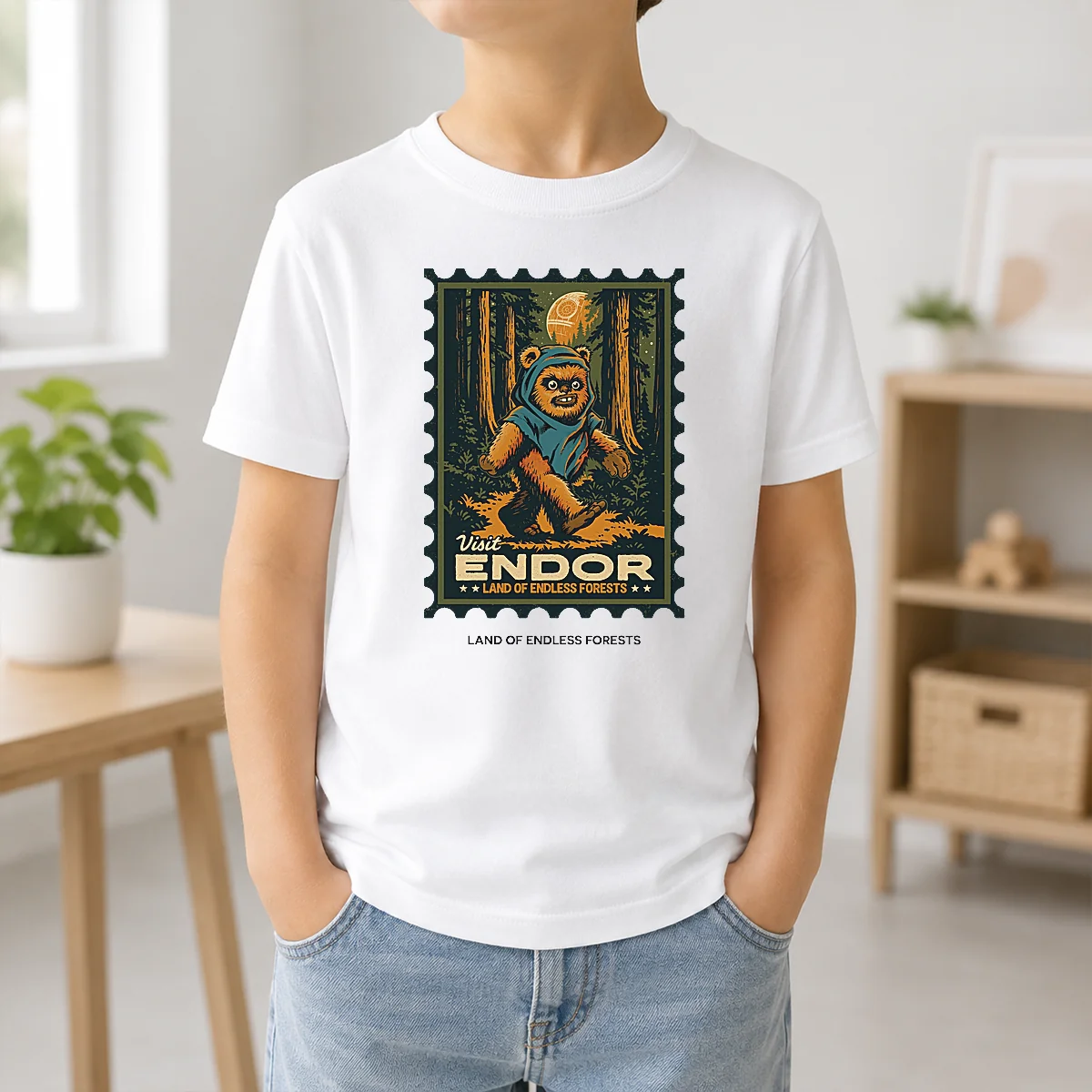 Top Star Wars Ewok Visit Endor Land Of Endless Forests Shirt - Image 9