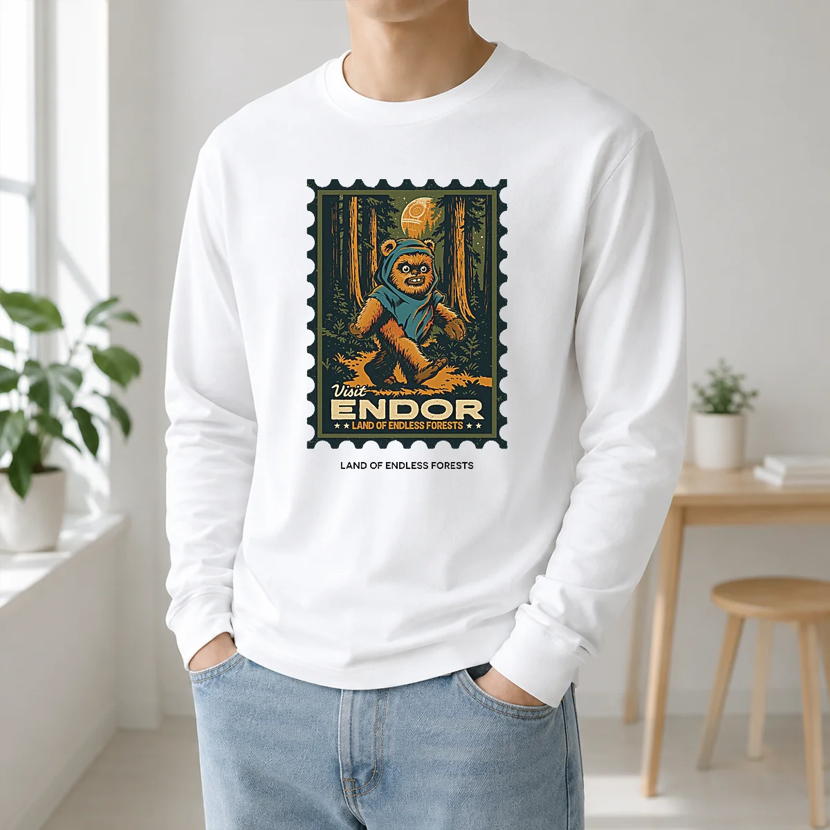 Top Star Wars Ewok Visit Endor Land Of Endless Forests Shirt - Image 5