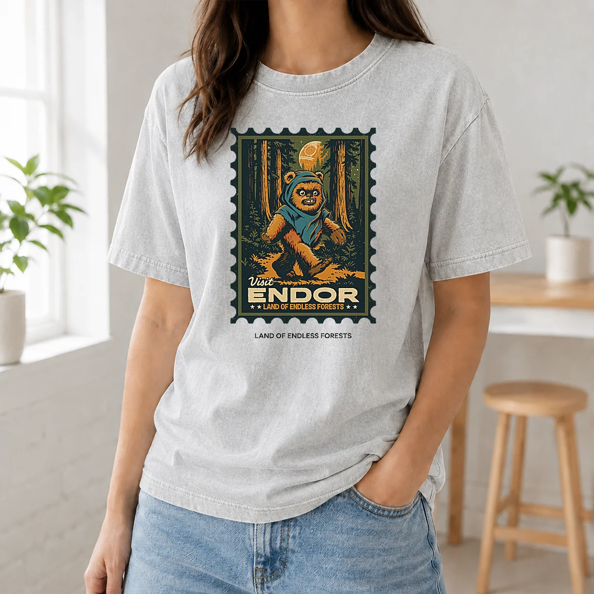 Top Star Wars Ewok Visit Endor Land Of Endless Forests Shirt - Image 8
