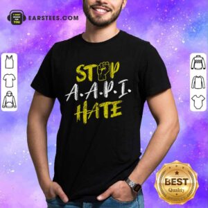 Funny Stop A.A.P.I Hate Hand Relaxed Shirt