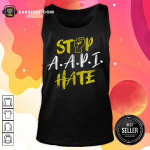 Alternative view of Funny Stop A.A.P.I Hate Hand Relaxed Shirt