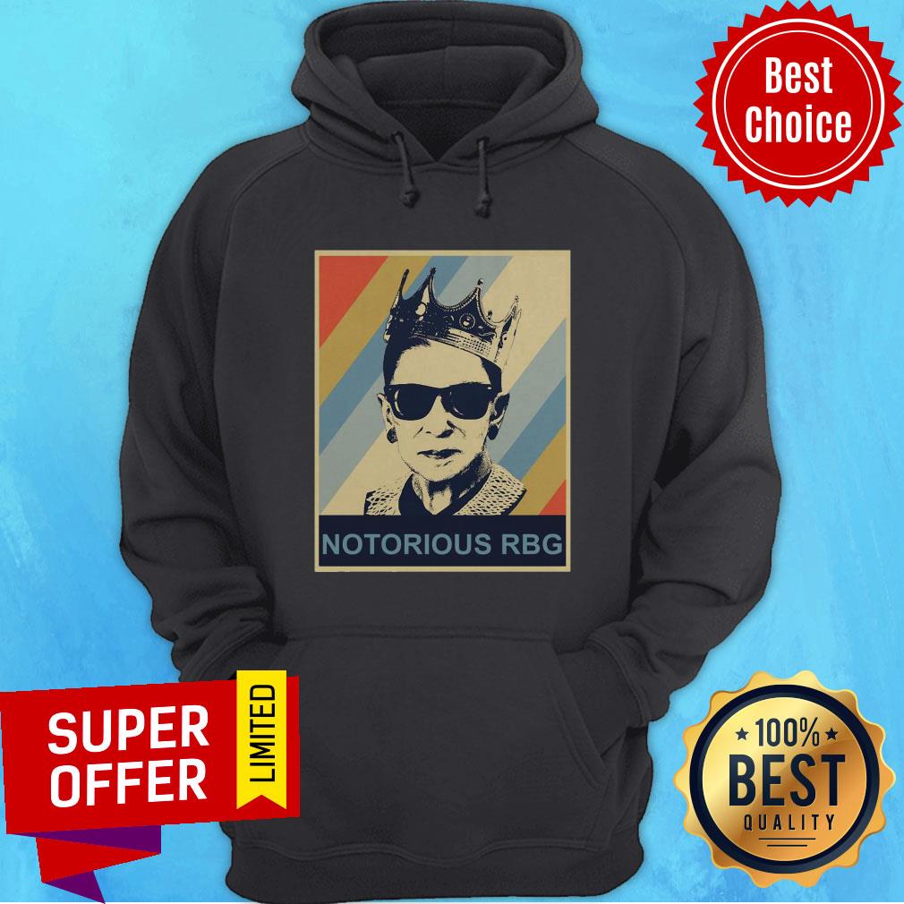 Official Ruth Bader Ginsburg Notorious RBG Crown Poster Shirt - Image 2