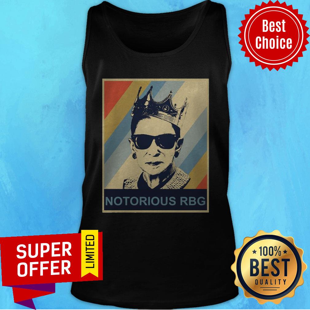 Official Ruth Bader Ginsburg Notorious RBG Crown Poster Shirt - Image 4