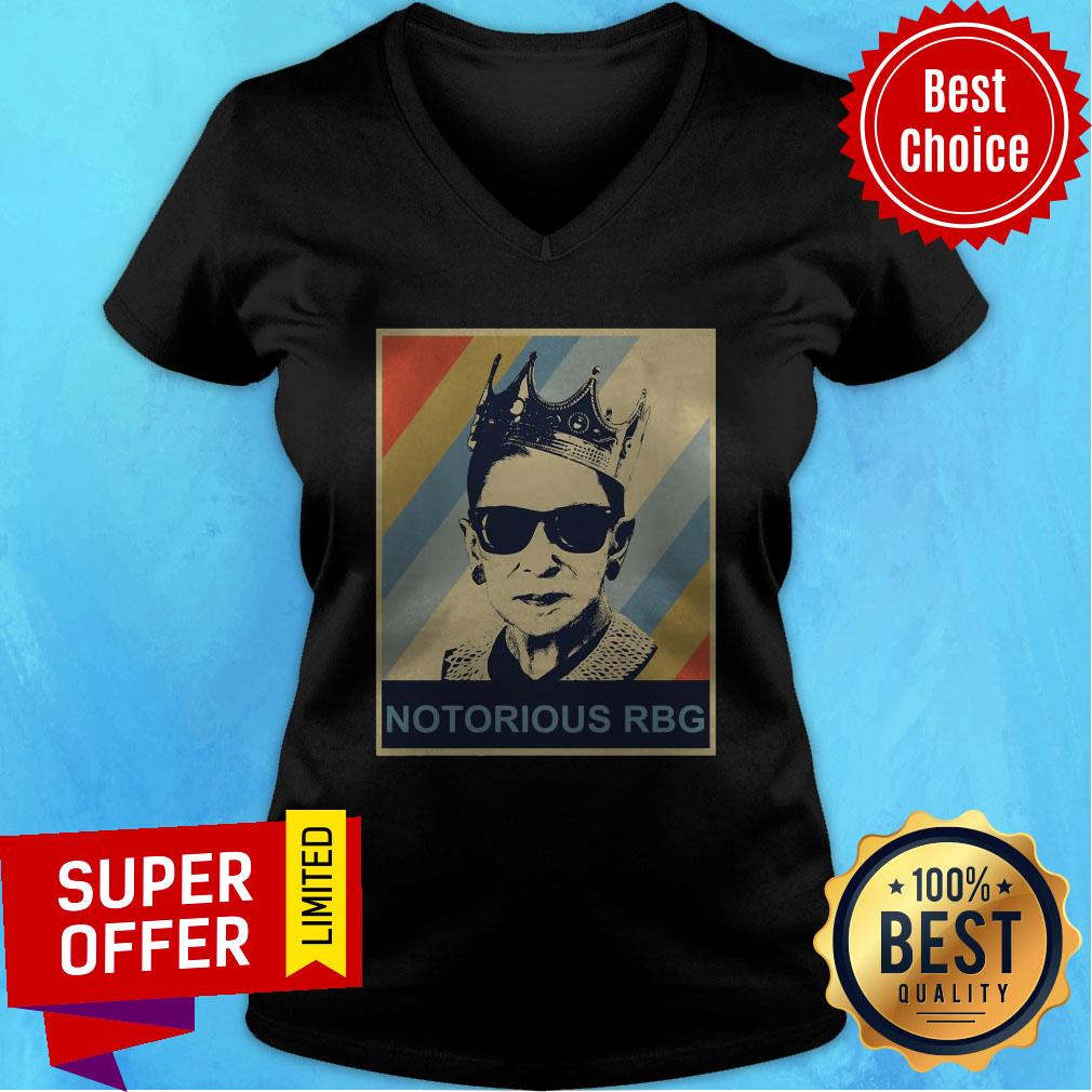 Official Ruth Bader Ginsburg Notorious RBG Crown Poster Shirt - Image 3