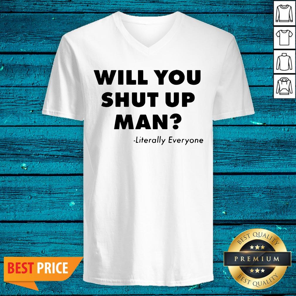 Will You Just Shut Up Man Joe Biden Quote Political Shirt - Image 4