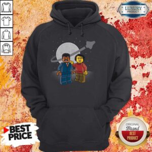 Alternative view of Nice We Are Star Stuff Lego Shirt