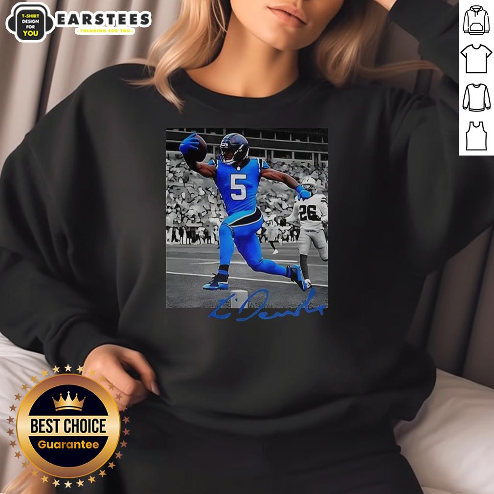 Hot Rico Dowdle Carolina Panthers NFL Week 6 Signature T-Shirt - Image 5