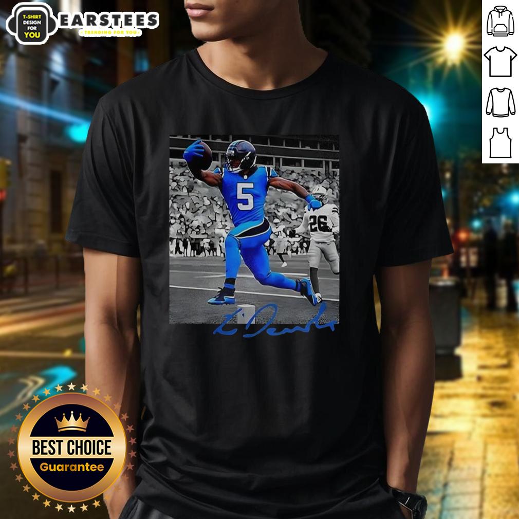 Hot Rico Dowdle Carolina Panthers NFL Week 6 Signature T-Shirt
