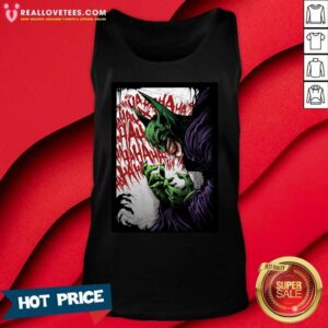 Alternative view of Awesome Batman Joker Hahaha Shirt