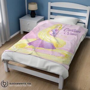 Alternative view of Awesome Cute Disney Rapunzel Blanket Fleece Customized Blanket