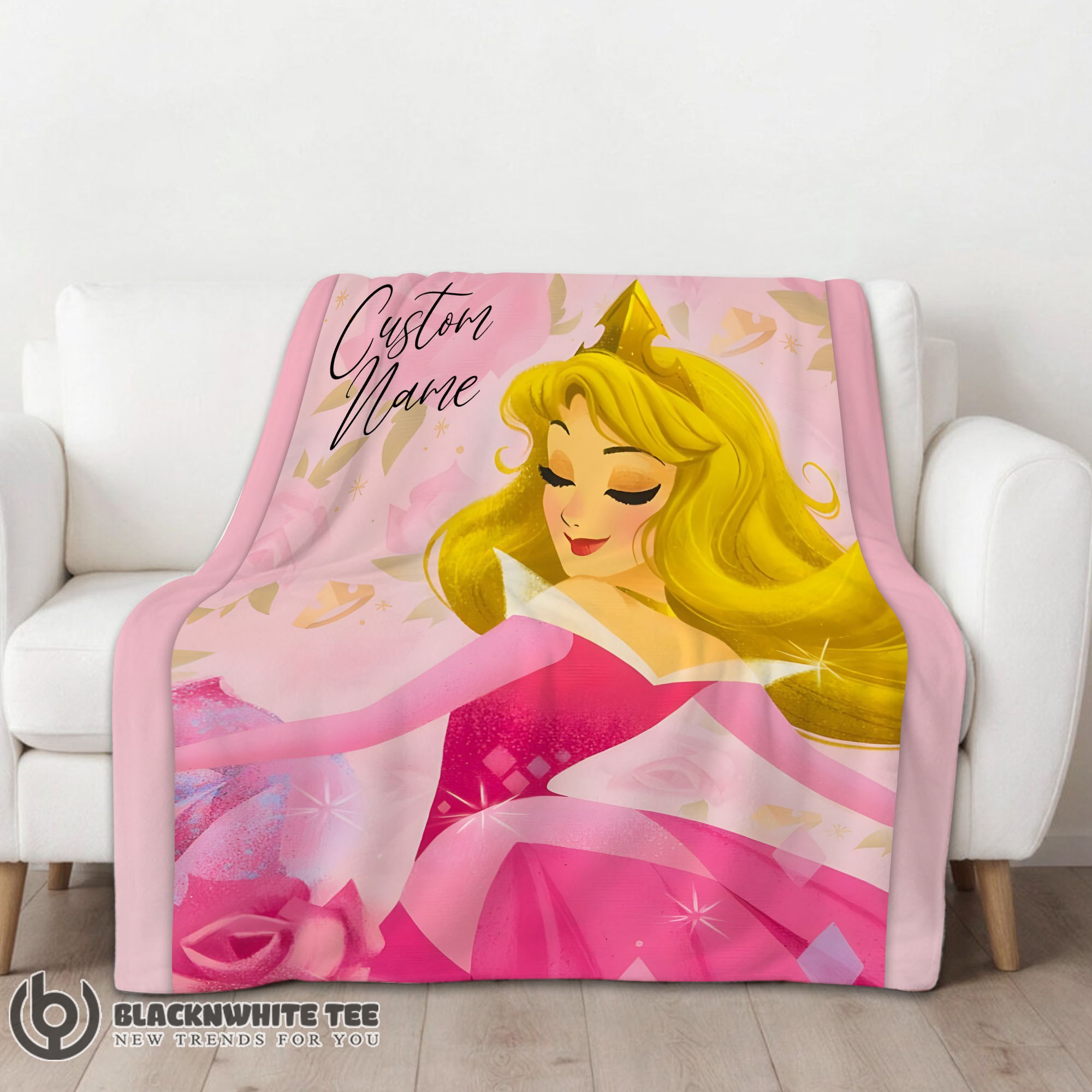 Perfect Disney Sleeping Beauty Aurora Princess Blanket Fleece Customized Blanket - Image 2