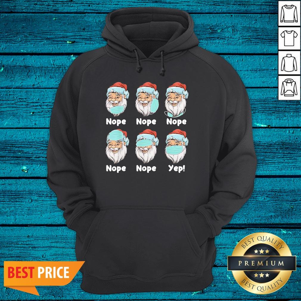 Top Christmas 2020 Santa Wearing Mask Wrong Xmas Shirt - Image 3