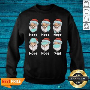 Alternative view of Top Christmas 2020 Santa Wearing Mask Wrong Xmas Shirt