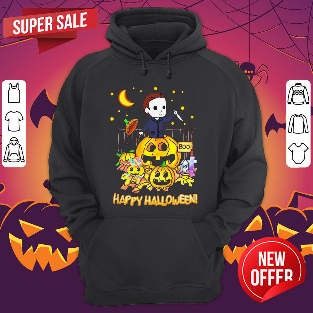 Funny Michael Myers Happy Halloween Shirt - Image 3