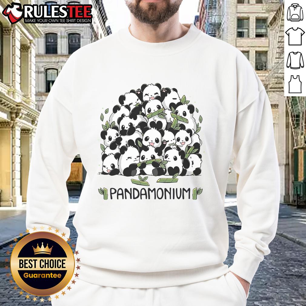 Cute Pandamonium Panda T-Shirt - Image 5