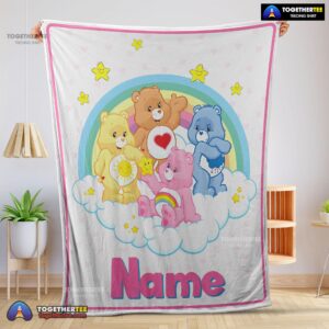 Official Nelvana The Care Bears Family Fleece Blanket Customize Blanket