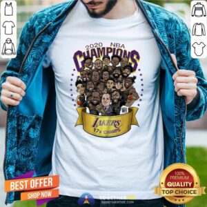 Good 2020 NBA Champions Los Angeles Lakers 17 Champs Cartoon Shirt