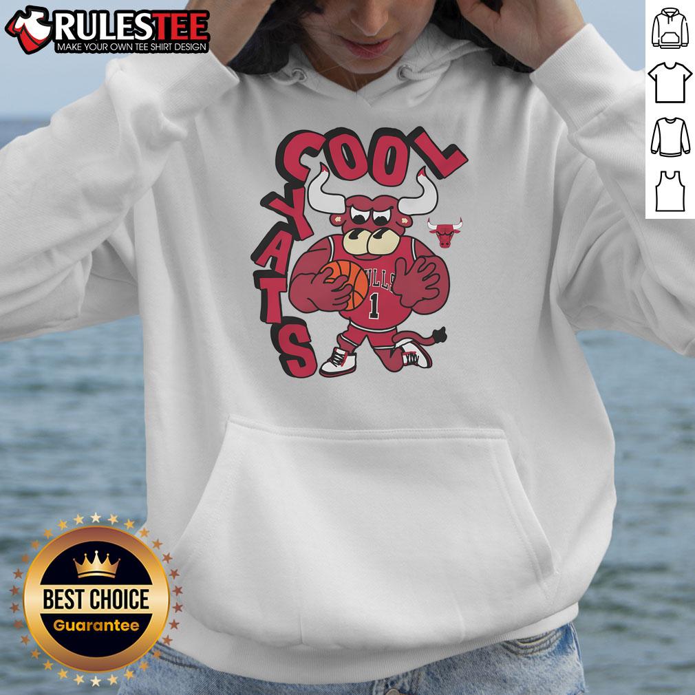 Awesome Chicago Bulls Stadium Essentials NBA X Staycool Mascot T-Shirt - Image 2