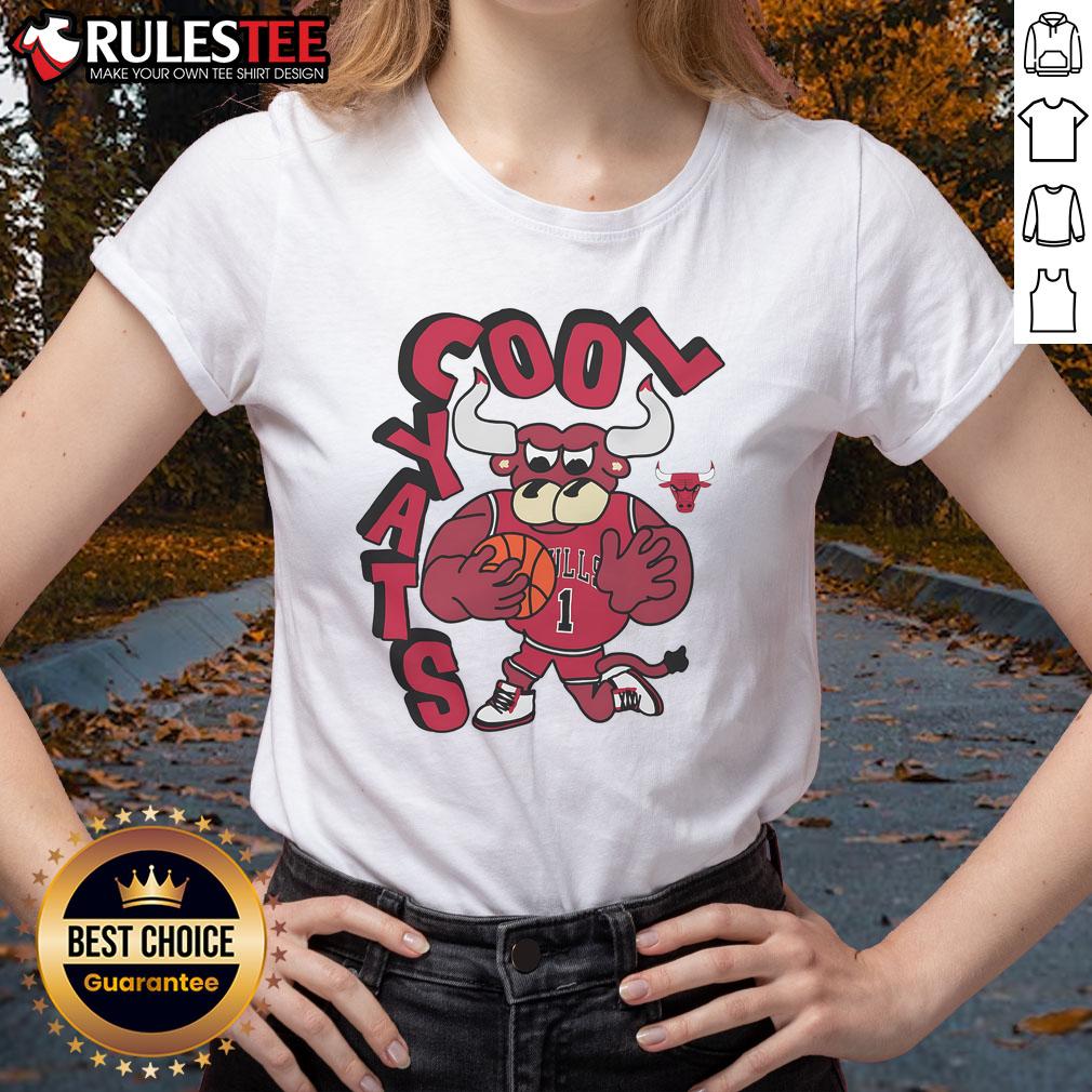 Awesome Chicago Bulls Stadium Essentials NBA X Staycool Mascot T-Shirt - Image 3