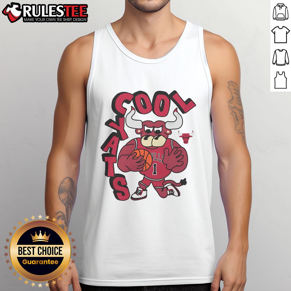 Awesome Chicago Bulls Stadium Essentials NBA X Staycool Mascot T-Shirt - Image 4