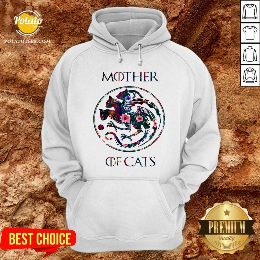 Mother Of Cats Mix Flower Shirt - Image 2