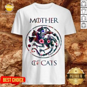 Mother Of Cats Mix Flower Shirt