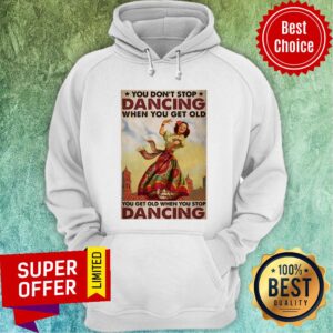 Alternative view of Top Mexican You Don't Stop Dancing When You Get Old Dancing Shirt