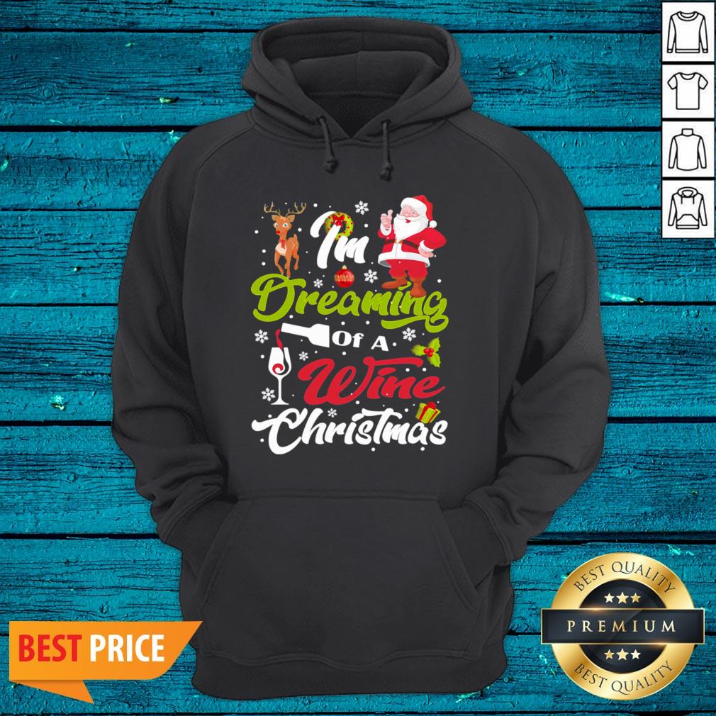 Delicate I’m Dreaming Of A Wine Christmas 2020 Shirt - Image 3