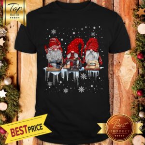 Official Gnome Sewing Machine Christmas Shirt