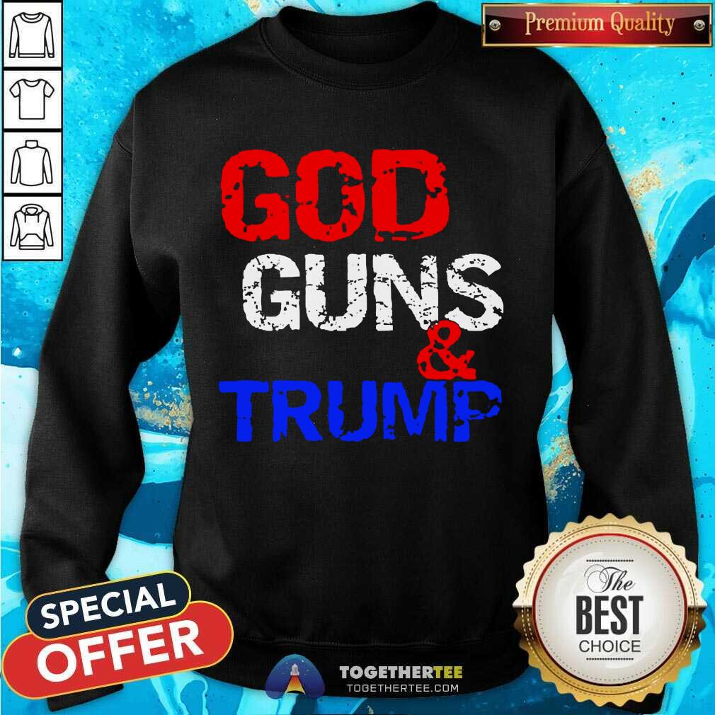 Awesome God Guns And Trump Shirt - Image 4