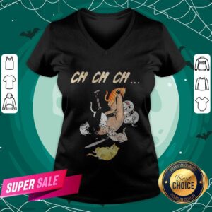 Alternative view of Nice Halloween Jason Voorhees With Cats Ch Ch Ch Shirt