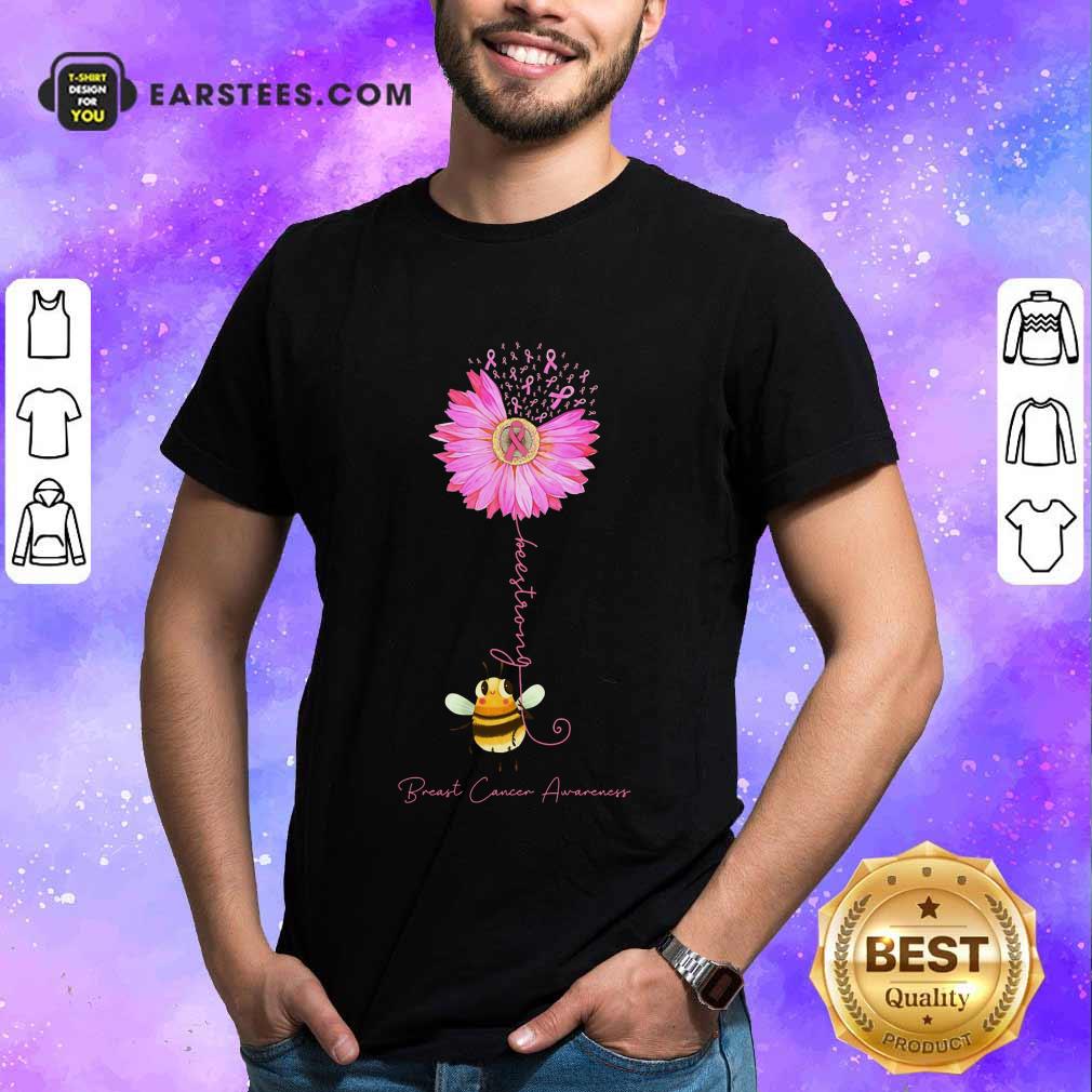 Top Bee Strong Breast Cancer Awareness Shirt